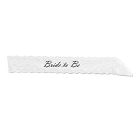 Bride To Be Lace Sash
