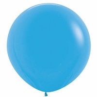 Standard Mid Blue 90cm Latex Balloons - PK 3