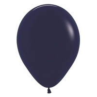 Standard Navy Blue Latex Balloons - PK 100