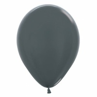 Metallic Graphite Latex Balloons - PK 100