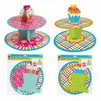 2 Tier Cardboard Cupcake Stand*