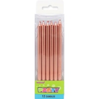 Rose Gold Candles - Pk 12
