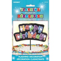 Flashing Multicolour Happy Birthday Deroration
