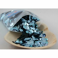 Metallic Foil Confetti - 1cm Light Blue- 250g