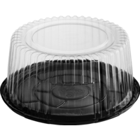 Plastic Cake Tray w/ Cover (10x19.8cm)