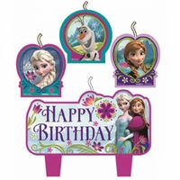 Frozen Birthday Candle Set - 4PK