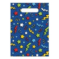 Comic Book Superhero Loot Bags - Pk 8