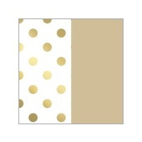 Foil Gold Dot Tissue Paper - 2 Sheets