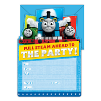 Thomas & Friends Party Invitation - Pk 16*