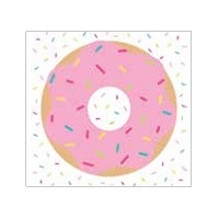 Donut Lunch Napkins - Pk 20