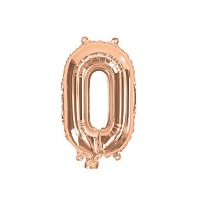 Rose Gold Air Filled 35cm Balloon - # 0