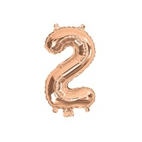 Rose Gold Air Filled 35cm Balloon - # 2