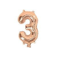Rose Gold Air Filled 35cm Balloon - # 3