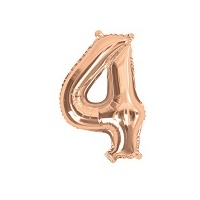 Rose Gold Air Filled 35cm Balloon - # 4