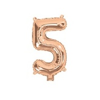Rose Gold Air Filled 35cm Balloon - # 5