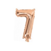 Rose Gold Air Filled 35cm Balloon - # 7