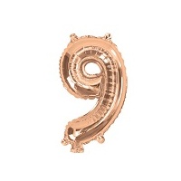 Rose Gold Air Filled 35cm Balloon - # 9