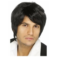 Black Boy Band Wig