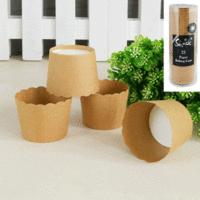 Brown Paper Baking Cups - Pk 25