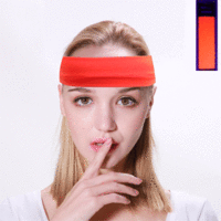 Orange Neon Sweatband