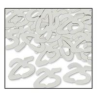 Silver "25" Fanci-Fetti