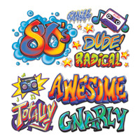 Insta-Theme 80's Graffiti Props