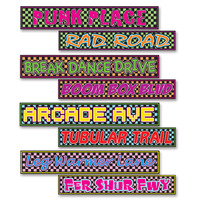 80's Street Signs -PK 4