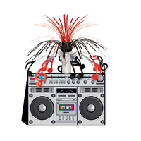 Boom Box Centrepiece