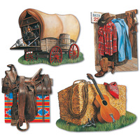 Cowboy Cutouts - PK 4