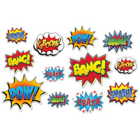 Hero Action Sign Cutouts - PK 12