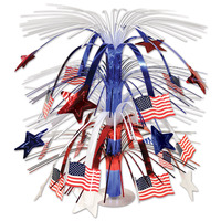 American Flag Cascade Centrepiece