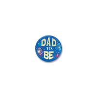 Dad To Be Satin Button