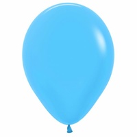 Neon Blue 30cm Latex Balloons - PK 100