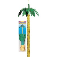 Green & Gold Foil Palm Tree Decoration (243 cm)