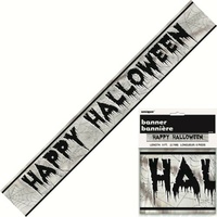 Happy Halloween Foil Banner