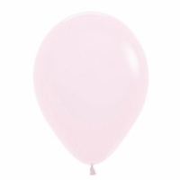 Pastel Matte Pink Latex Balloons - Pk 100
