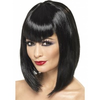 Vamp Short Black Wig