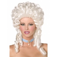 White Baroque Wig