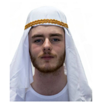 White Arabian Hat