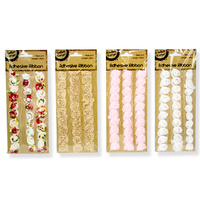 Adhesive Rosebud Ribbon - pk 3*