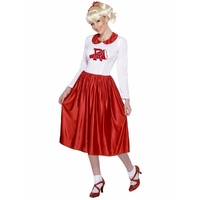 Adults Grease Sandy Cheerleader Costume