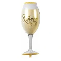 Cheers Champange Glass 99cm Foil Balloon