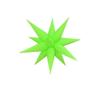 Neon Lime Green Spike Foil Balloon 100cm