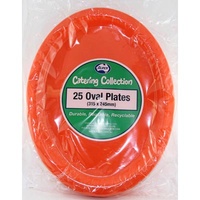 Orange Oval Plate (31.5 x 24.5 cm) – Pk 25