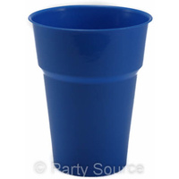 Reusable Royal Blue Plastic Cups (285 ml) - Pk 20