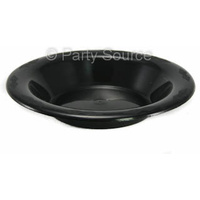 REUSABLE Black Plastic Bowls (18cm) - Pk 20