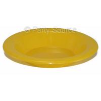 Reusable Yellow Plastic Bowls (180 mm) - Pk 20