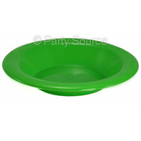 Reusable Lime Plastic Bowls (180 mm) - Pk 20