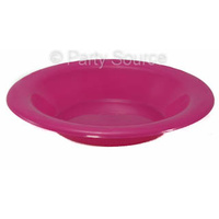 Reusable Magenta Plastic Bowls (180 mm) - Pk 20