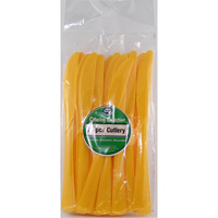 Reusable Yellow Plastic Knives - Pk 20